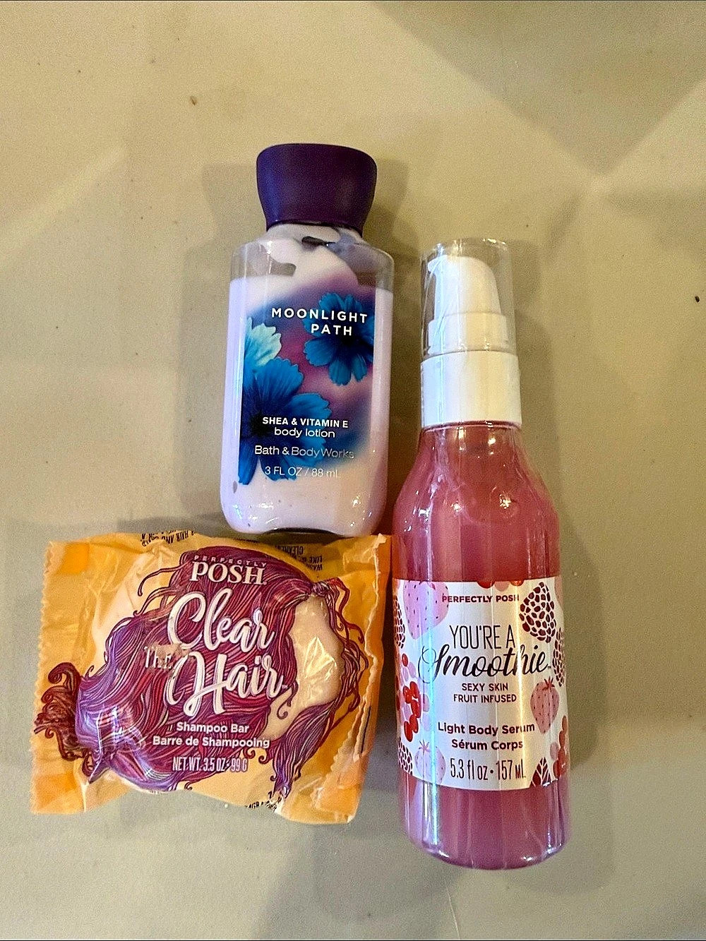 Bath & Body Works Moonlight Path Shea & Vitamin E Body Lotion Body Lotion Pink &